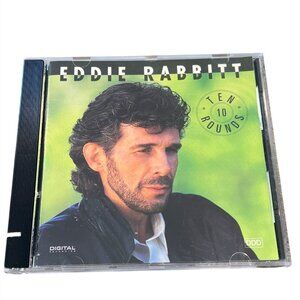 Eddie Rabbitt 10 "Ten Rounds" 1991 Country CD Album Jewel Case
